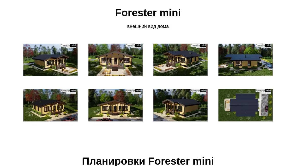 Forester mini - проект каркасного дома